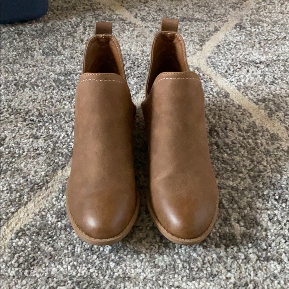 Brown booties